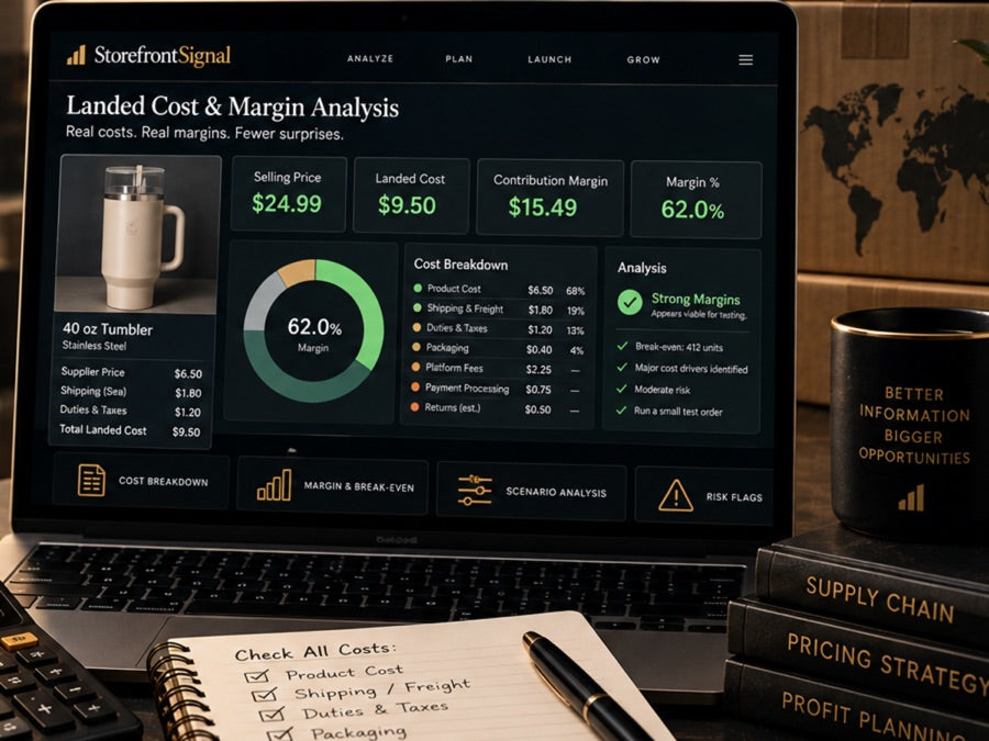 Landed Cost & Margin Analysis